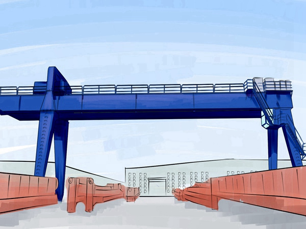 陕西铜川150吨门式起重机厂家发货安全化