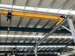 10吨防爆单梁行车运行中操